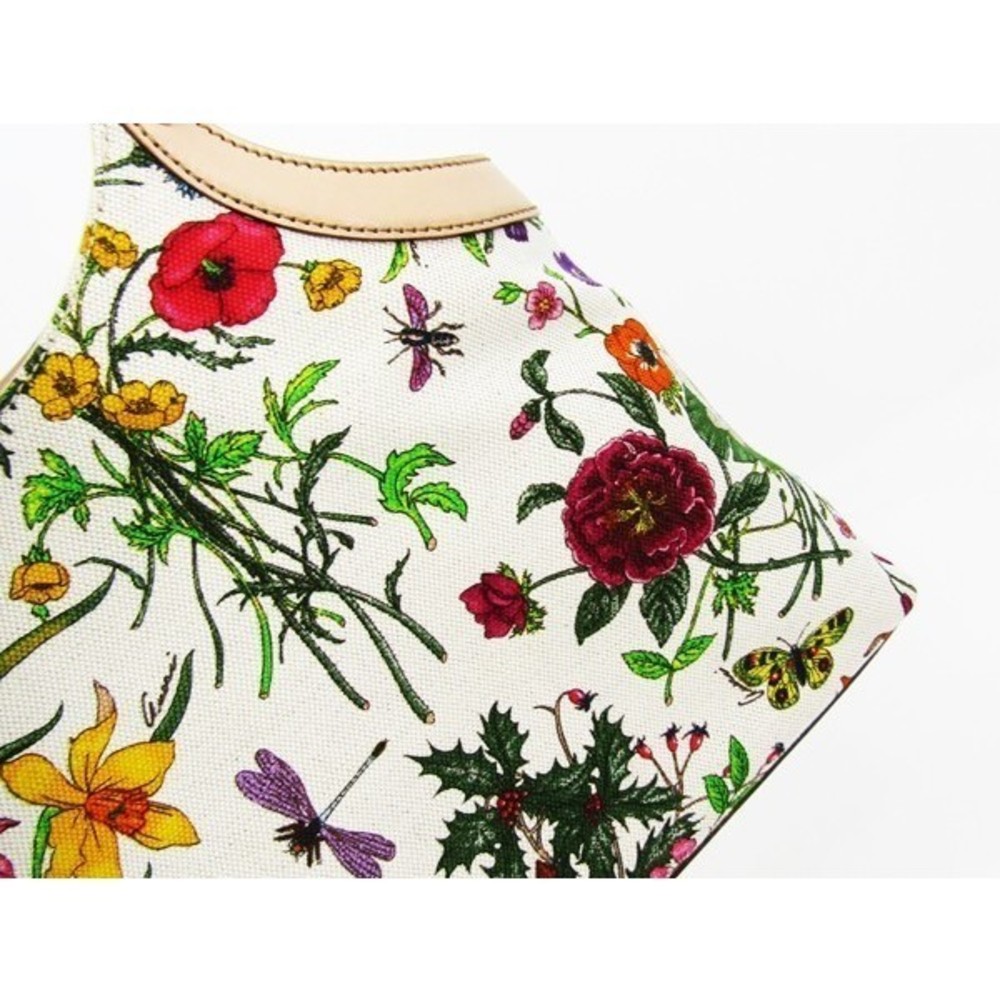Gucci Flora Bamboo Bag Tote - Picture 8 of 8